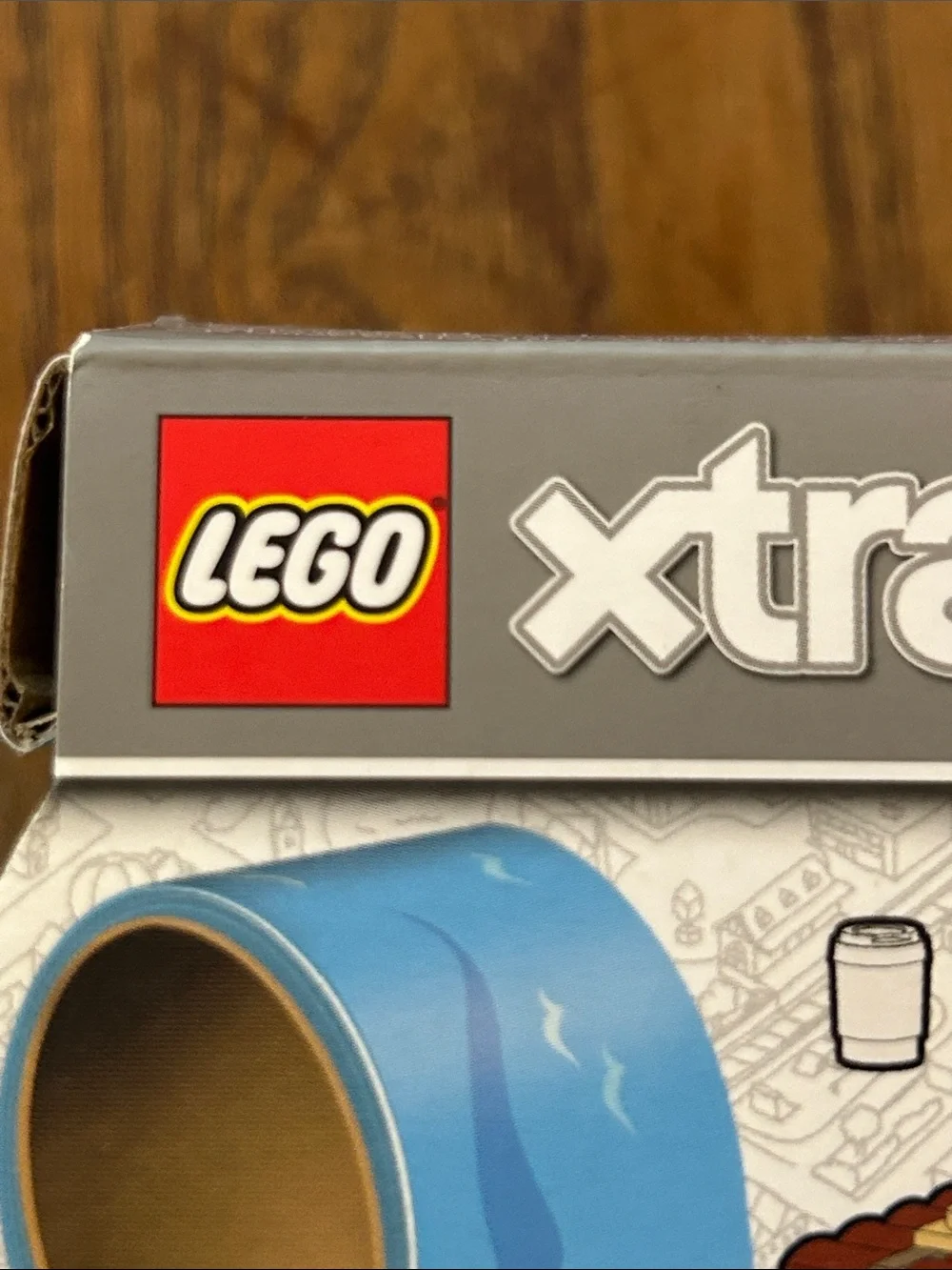 Lego xtra Blue Water Play Accessories Pack with Red Oar and Green Seaweed